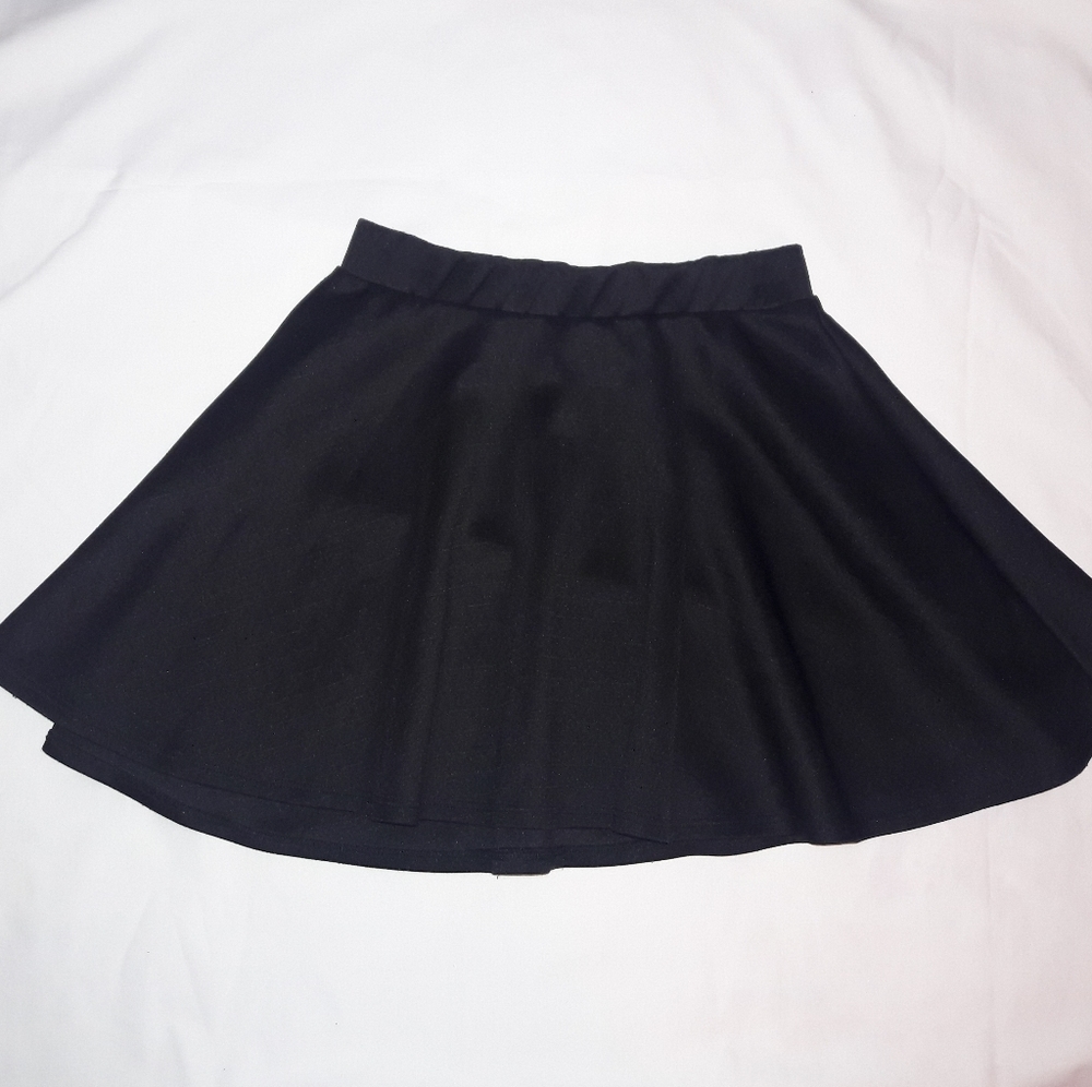 Mini Black Skater Skirt